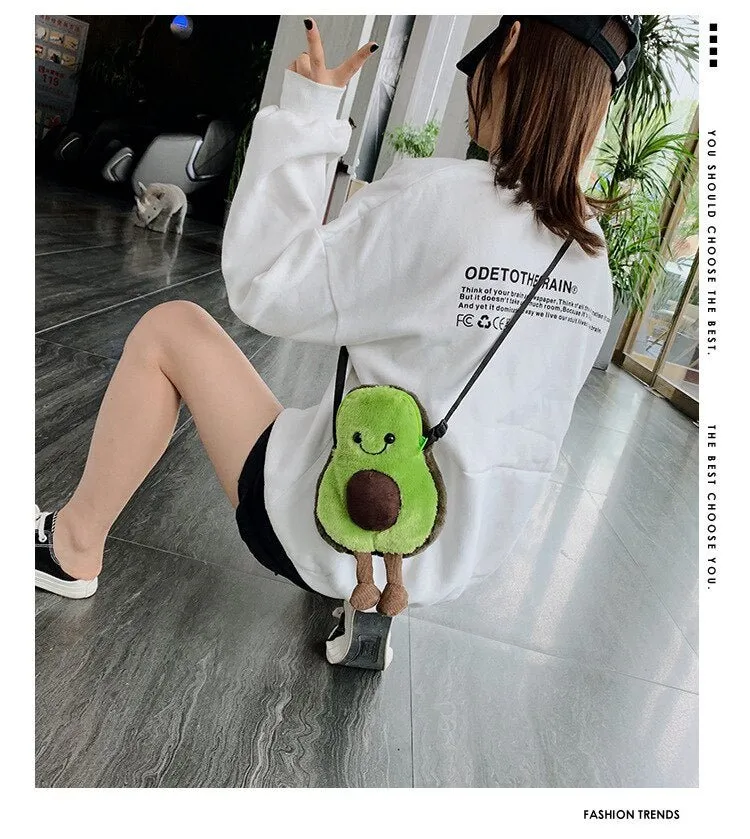Avocado Plush Bag