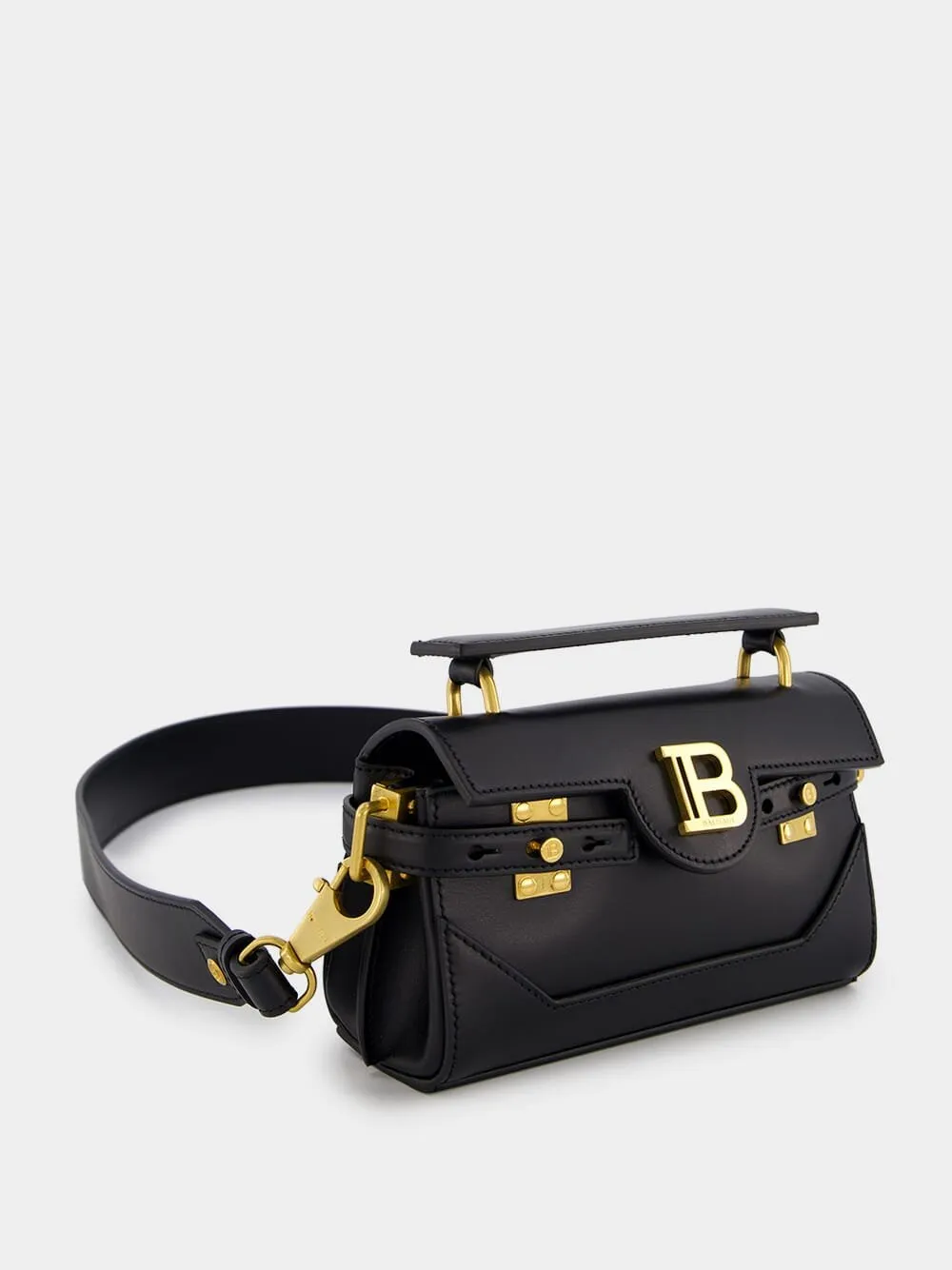 B-Buzz 19 Black Leather Bag