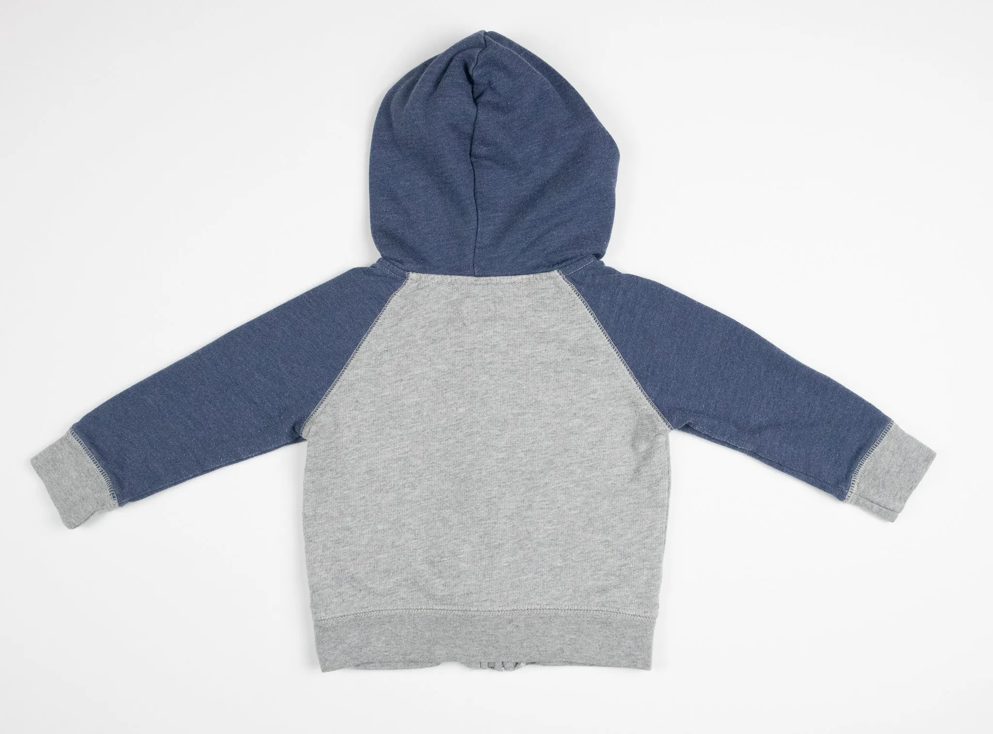 BABY BOY SIZE 12/18 MONTHS - Baby GAP, Classic Zippered, Raglan Hoodie EUC B30
