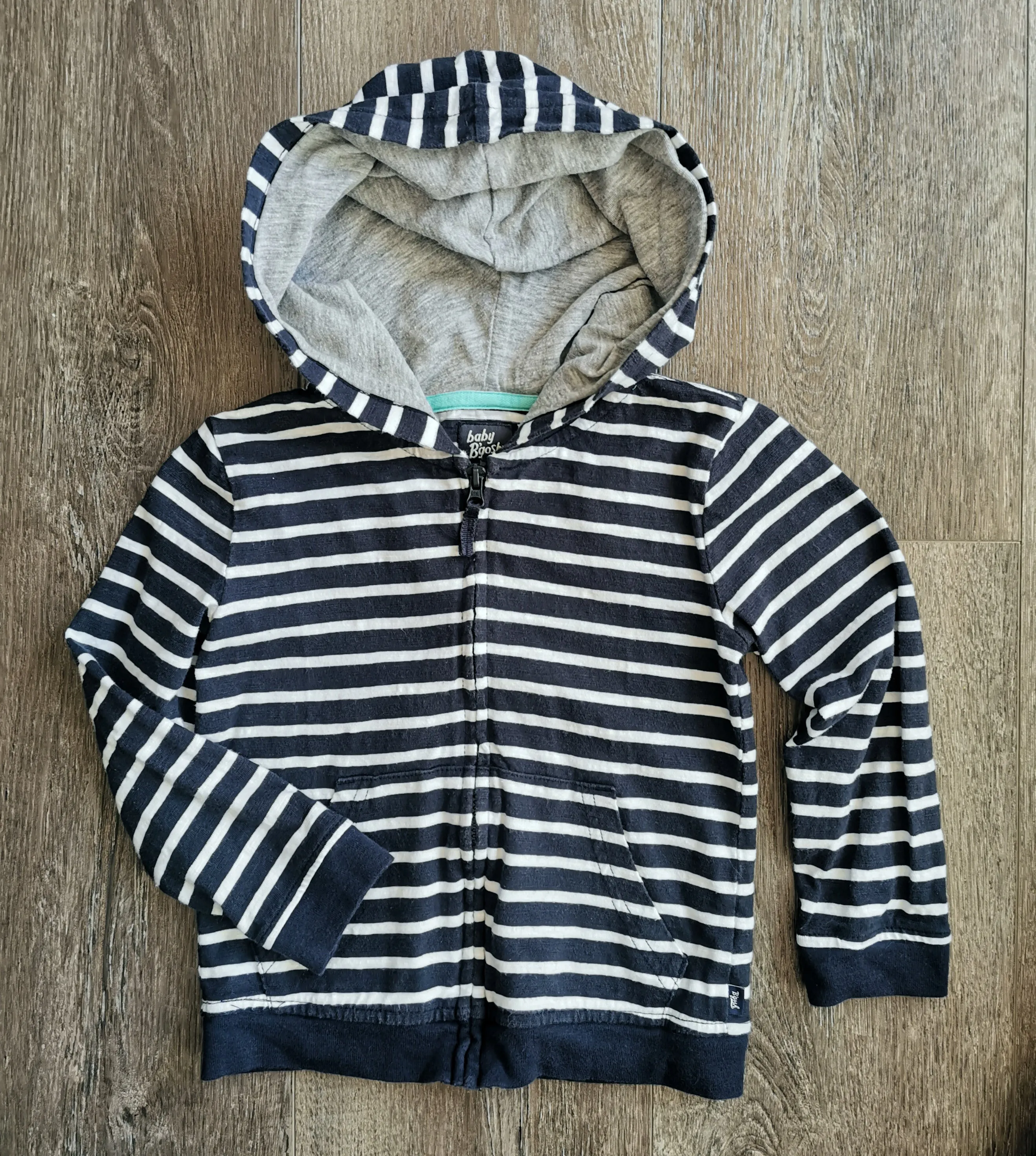BABY BOY SIZE 18/24 MONTHS - Baby B'Gosh, Zippered Hoodie EUC B30