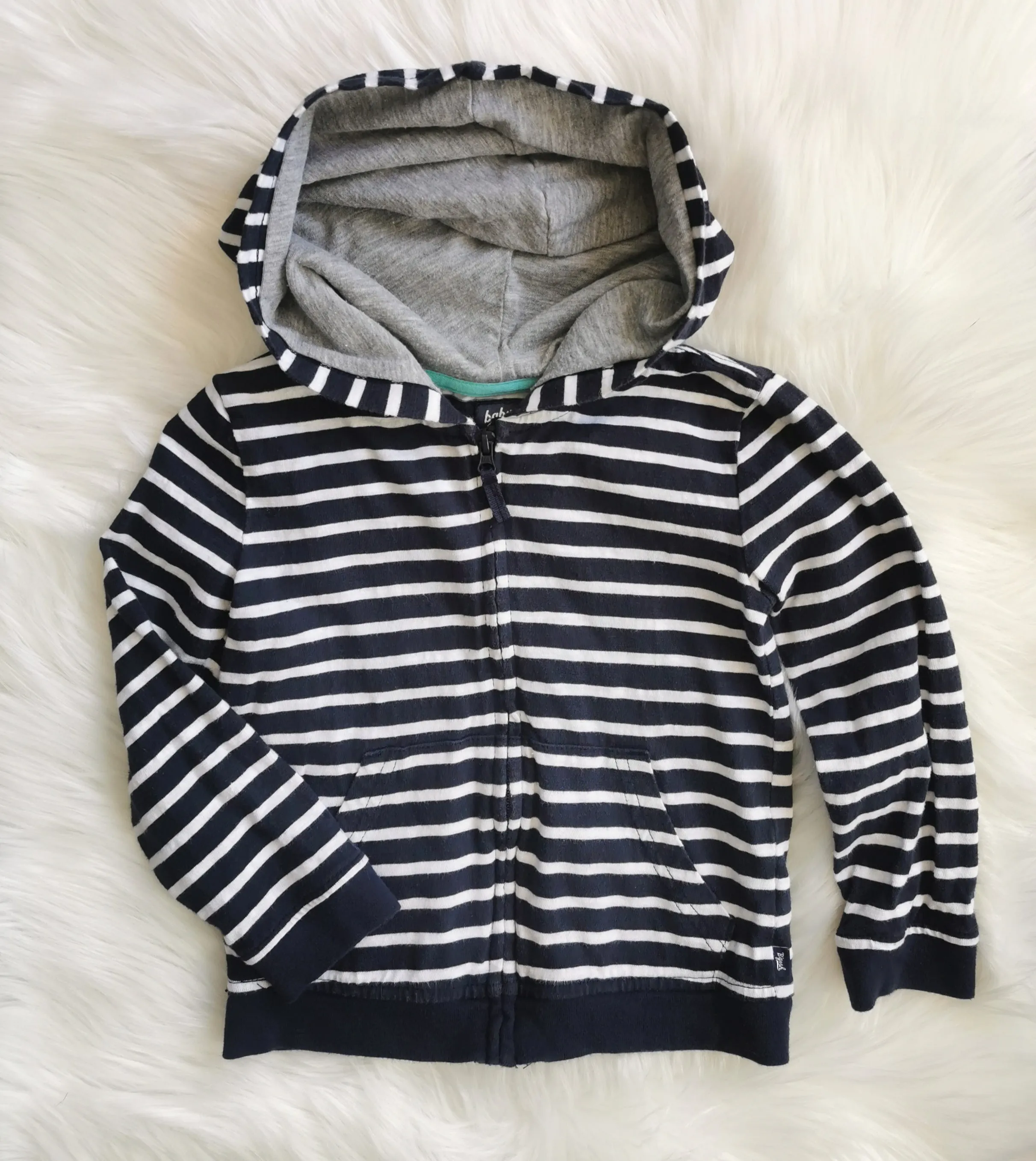 BABY BOY SIZE 18/24 MONTHS - Baby B'Gosh, Zippered Hoodie EUC B30