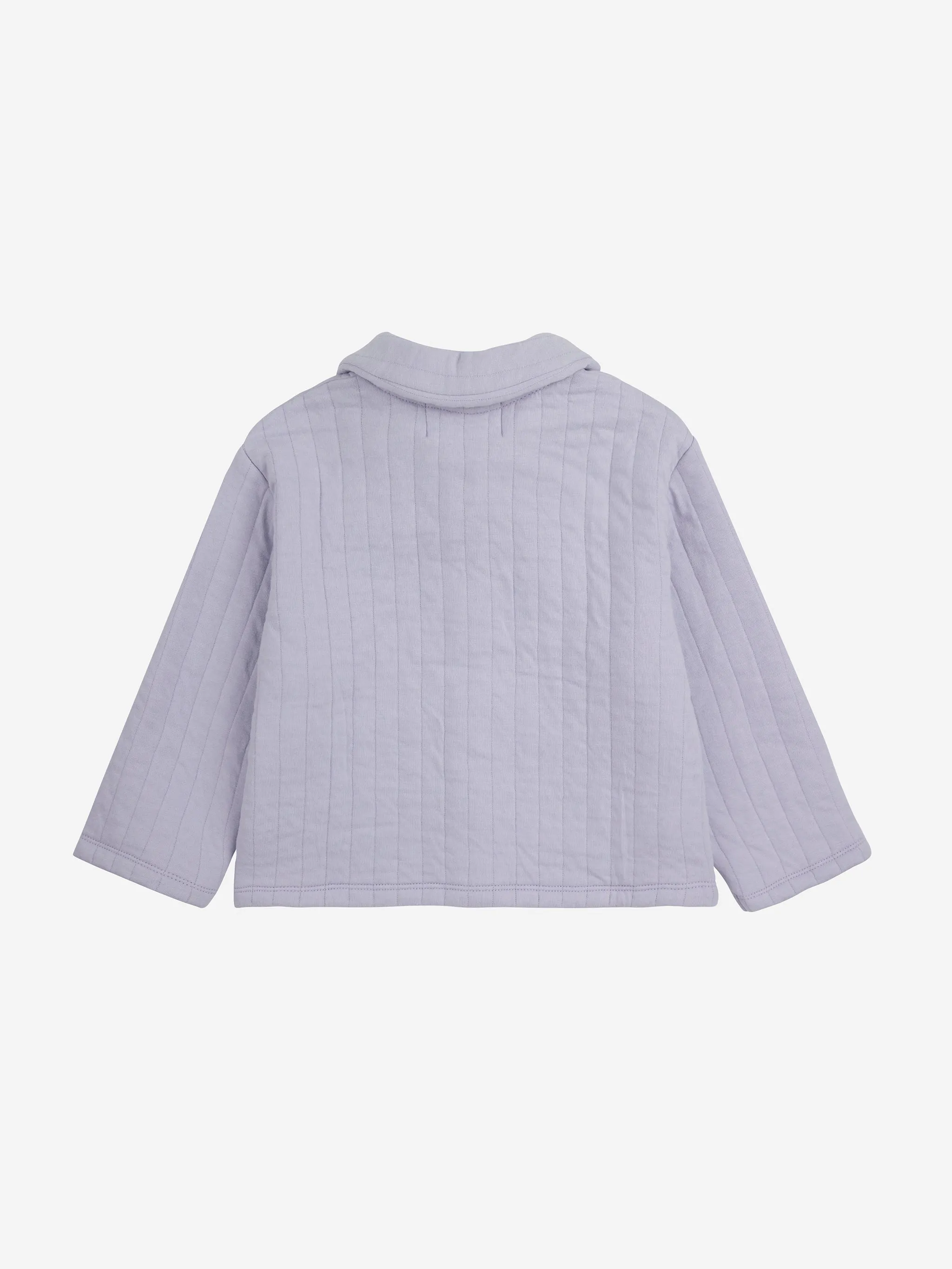 Baby Funny Face Quilted Buttoned Jacket