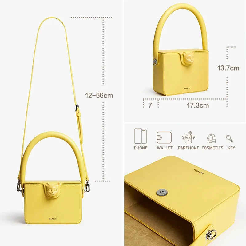 BAFELLI 2023 BOXY LUXURY DESIGNER LEATHER BAG