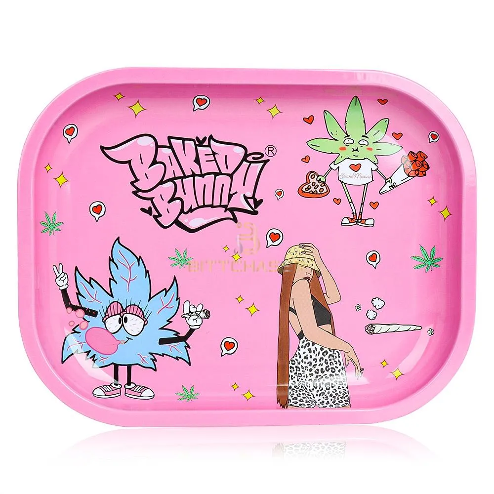 Baked Bunny Mini Metalic Rolling Tray