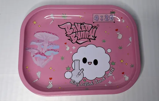 Baked Bunny Mini Metalic Rolling Tray