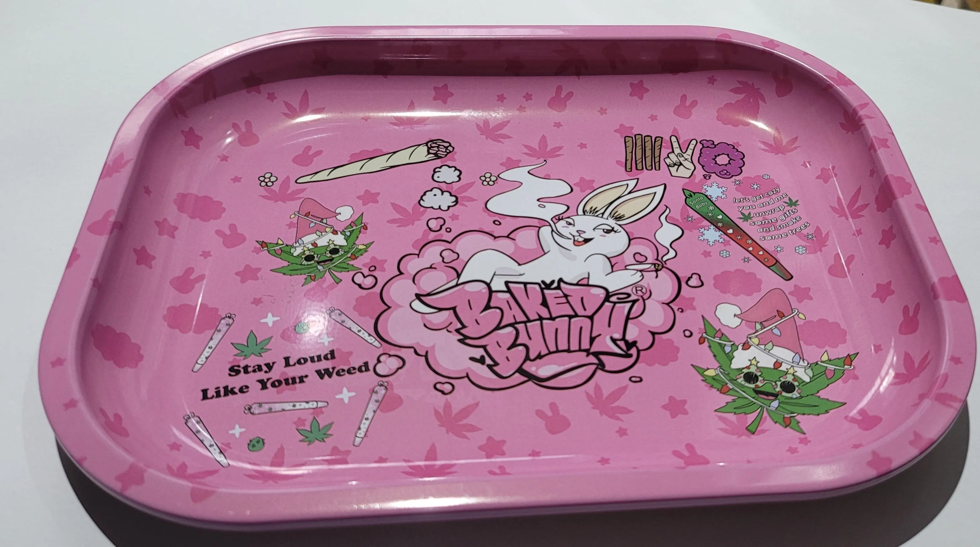 Baked Bunny Mini Metalic Rolling Tray