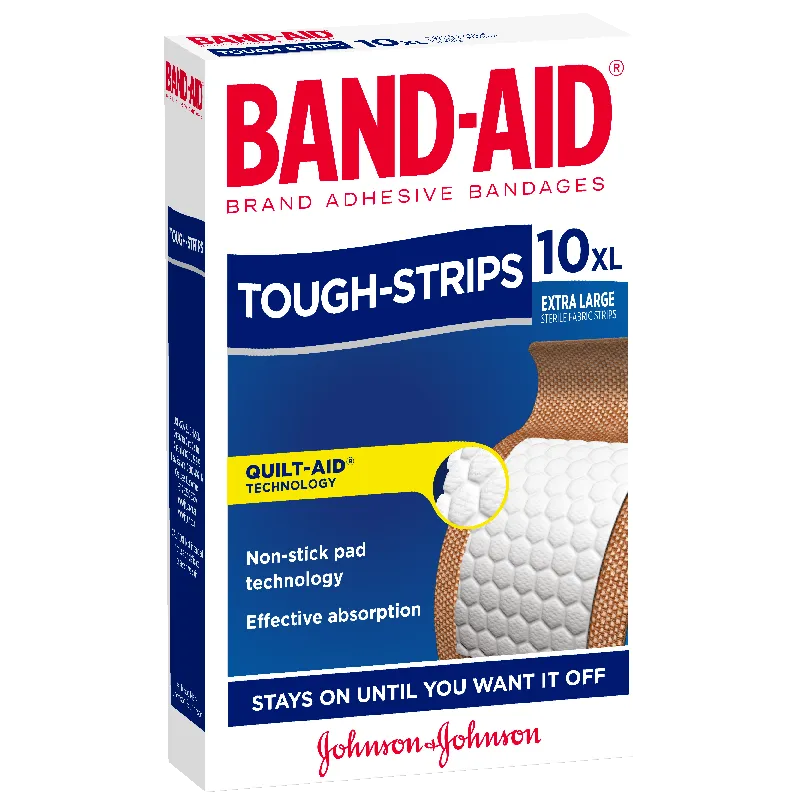 Band-Aid Tough Strips Extra Large 10