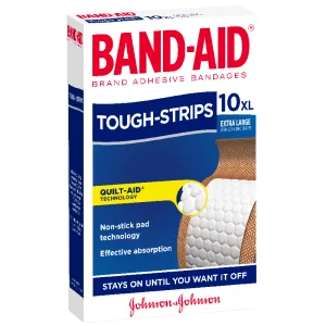 Band-Aid Tough Strips Extra Large 10