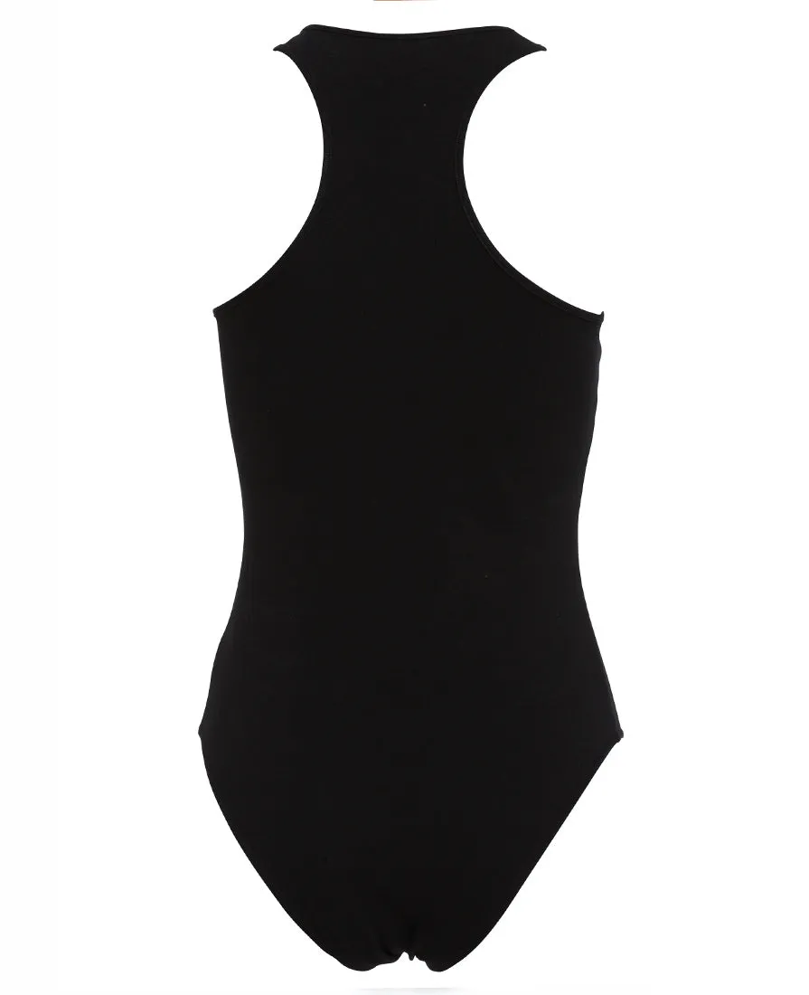 Bardot Gold Detail Collar Bodysuit