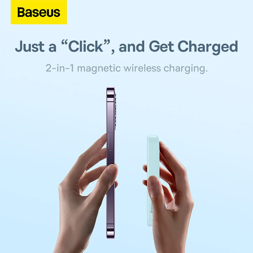 Baseus Magnetic Mini Air Wireless Fast Charging Power Bank 6000mAh 20W - Starry Blue
