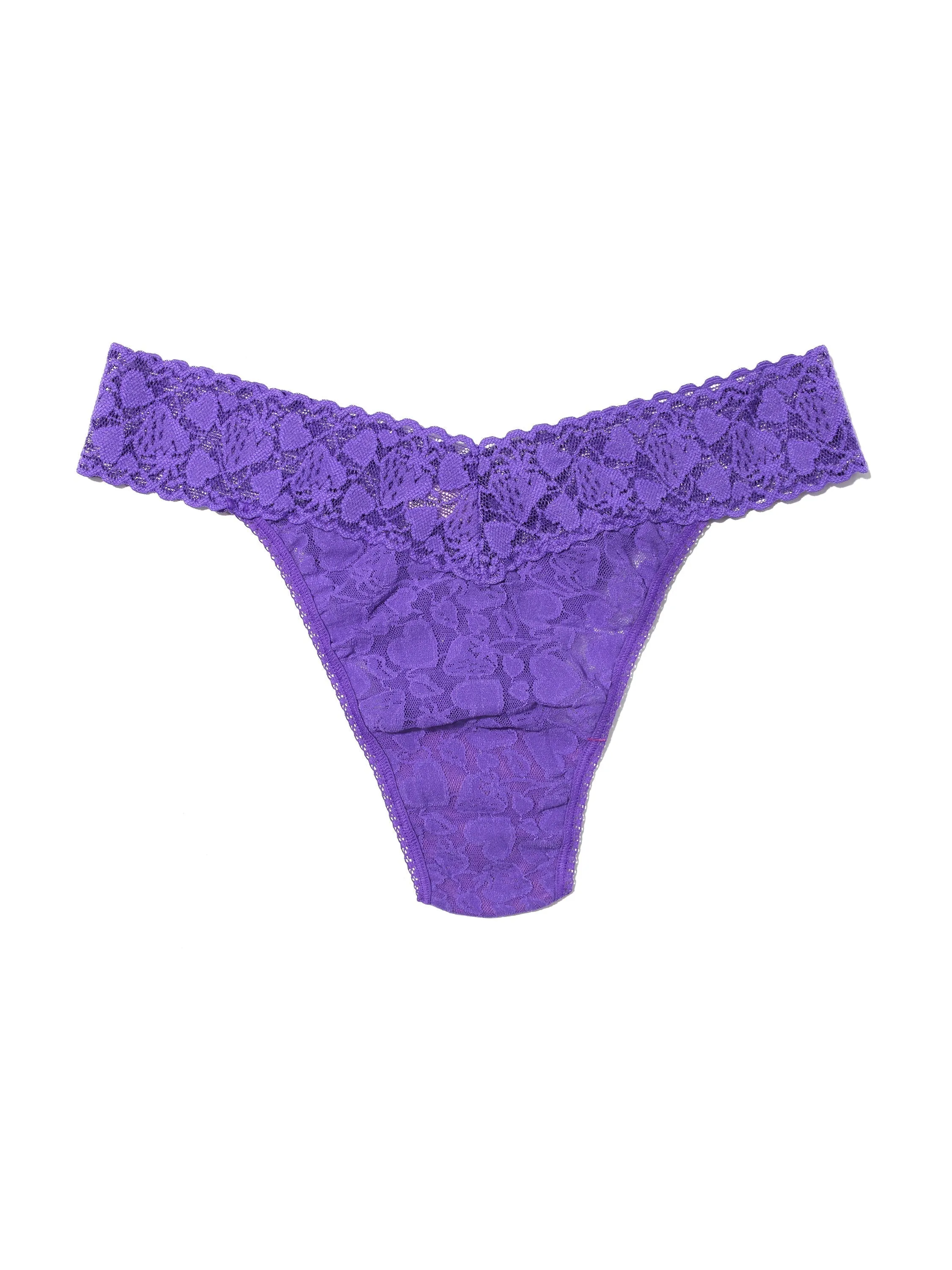Berry In Love Original Rise Thong Raw Amethyst Purple Sale