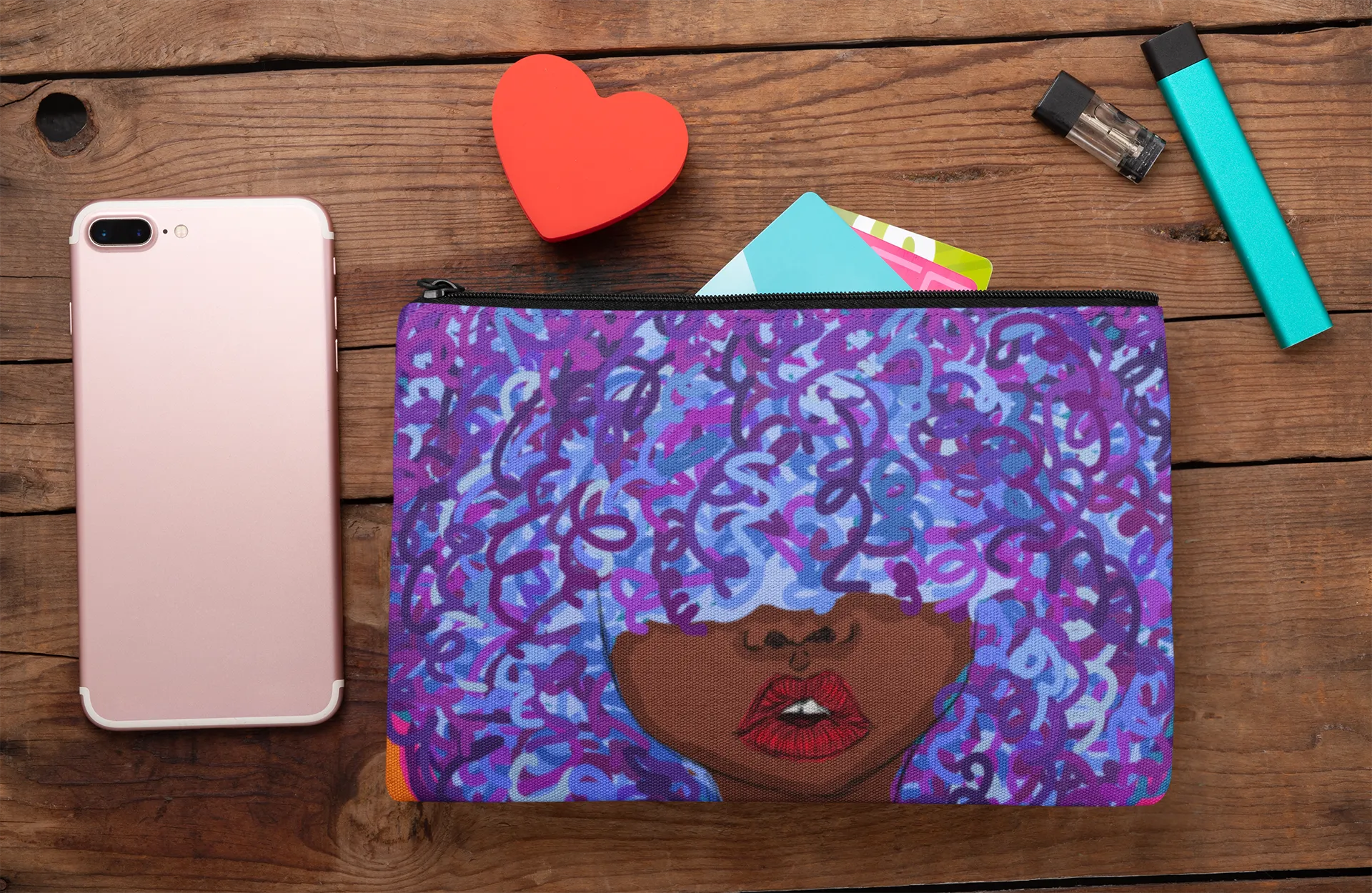 [Big Hair, You Care] Accessory Pouch