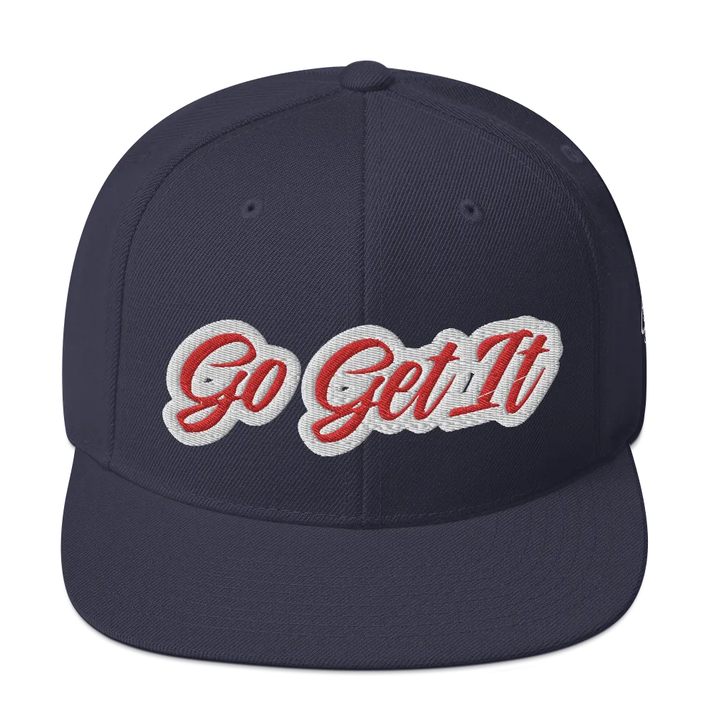 BIG Red Script Snapback Hat (Multiple Flavors)