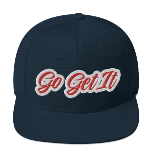 BIG Red Script Snapback Hat (Multiple Flavors)