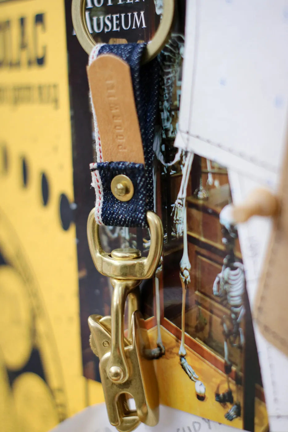 Big Teeth Key Fob | CONE MILLS SELVEDGE DENIM