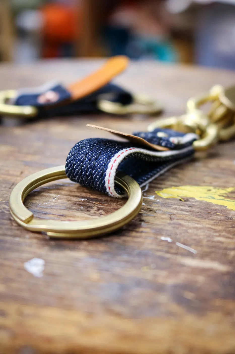 Big Teeth Key Fob | CONE MILLS SELVEDGE DENIM