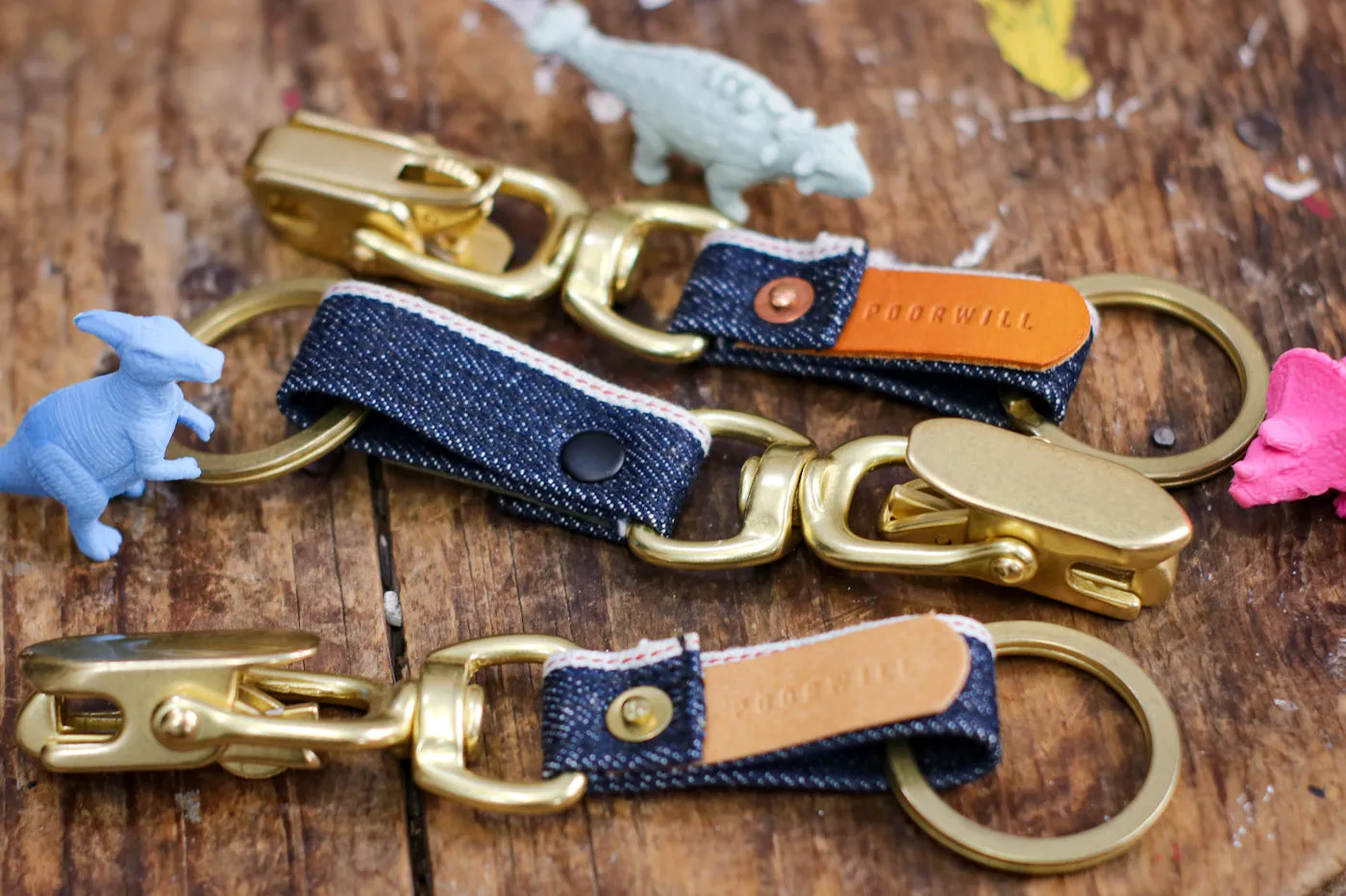 Big Teeth Key Fob | CONE MILLS SELVEDGE DENIM