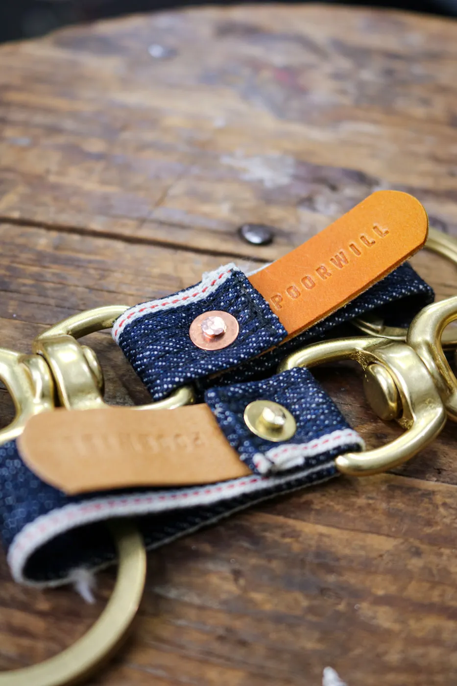 Big Teeth Key Fob | CONE MILLS SELVEDGE DENIM