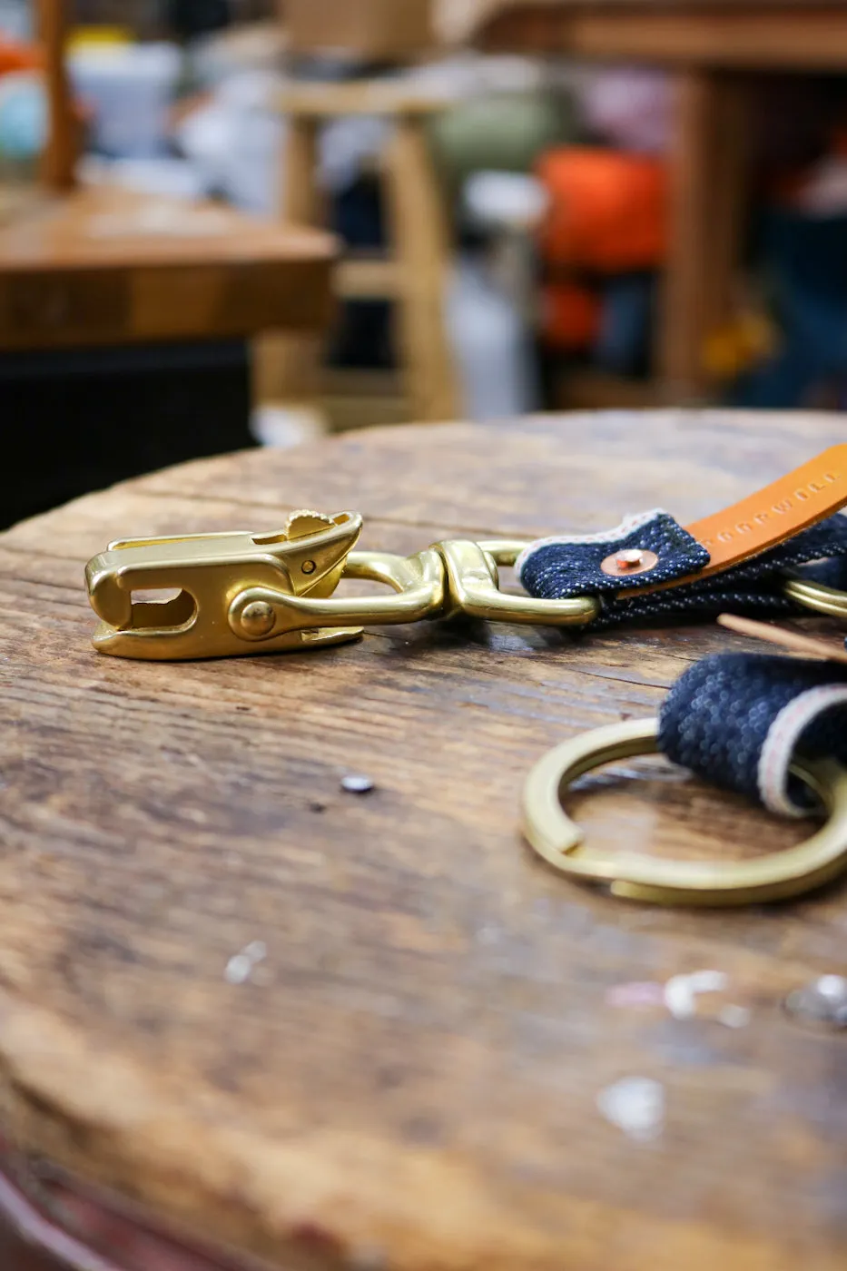 Big Teeth Key Fob | CONE MILLS SELVEDGE DENIM