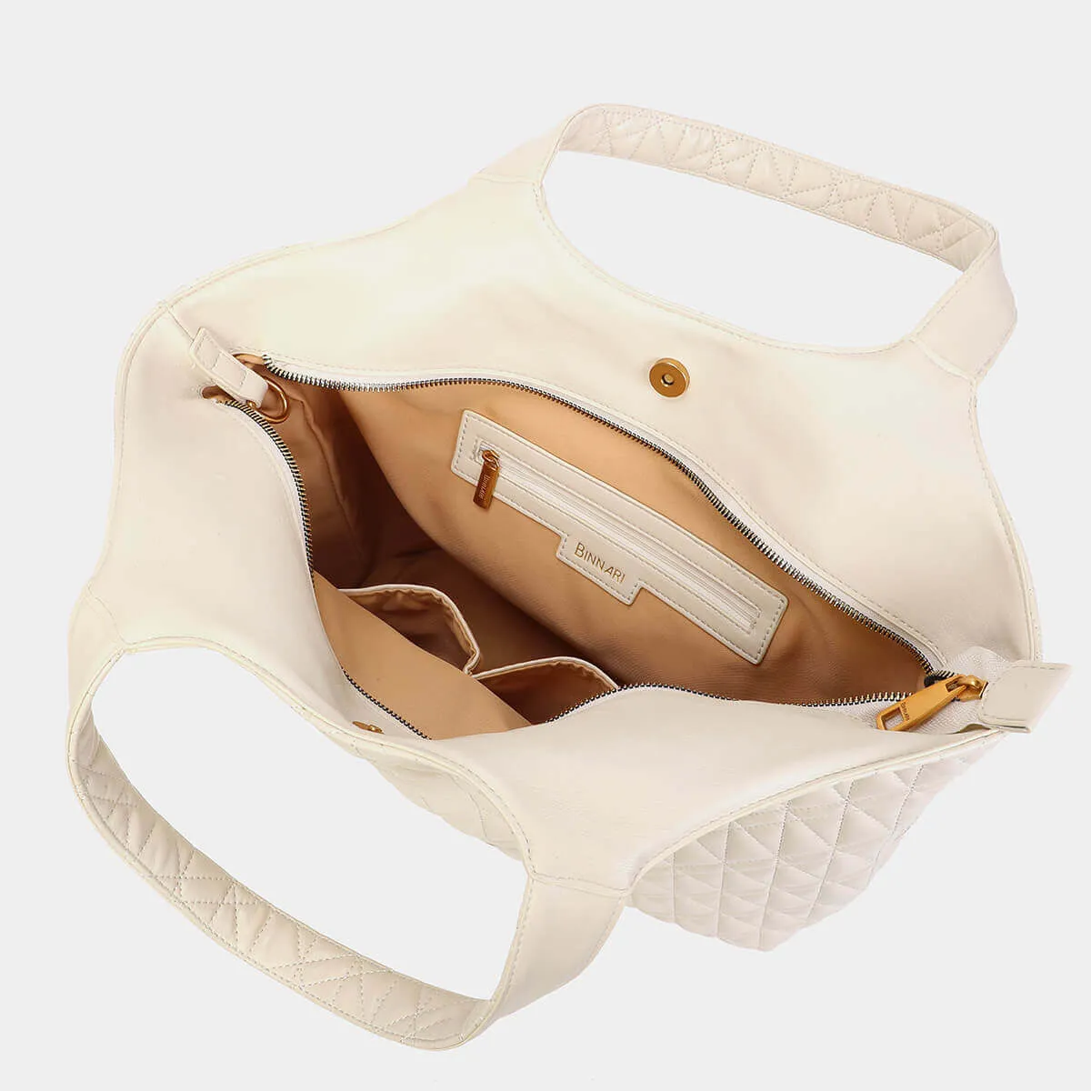 Binnari Ella Cream Shopper Bag