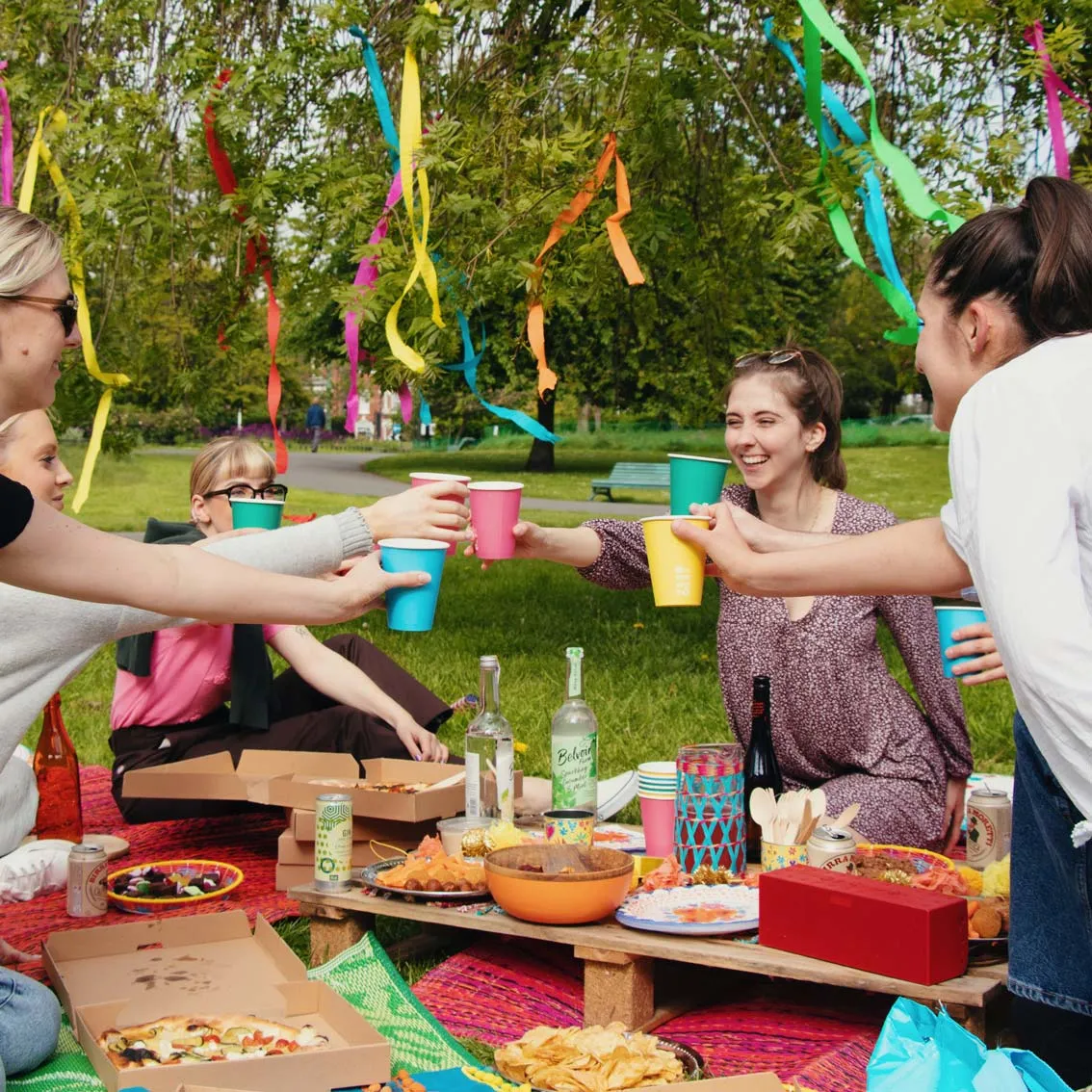 Birthday Brights Party Streamers