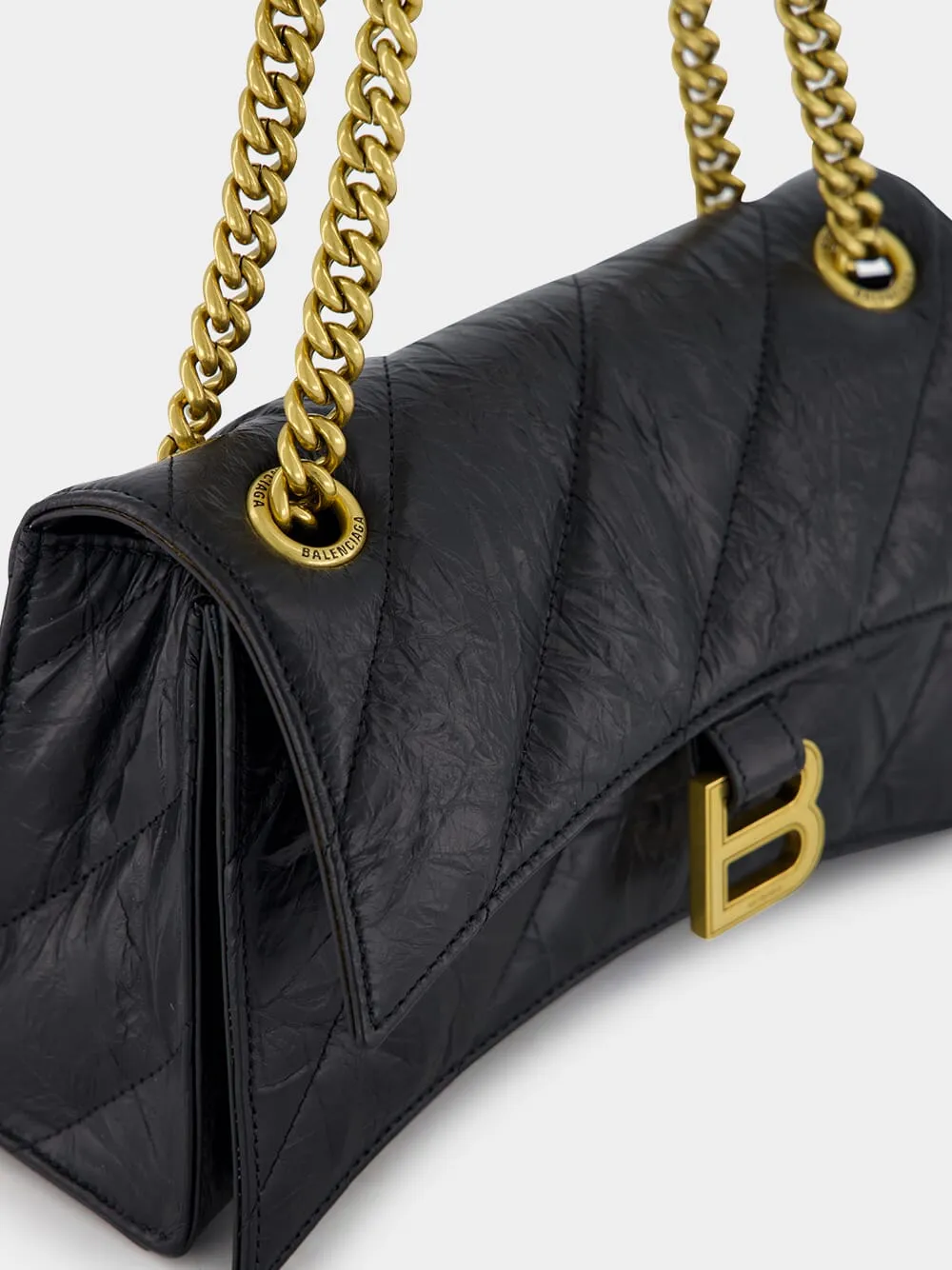 Black Quilted Small Shoulder Bag