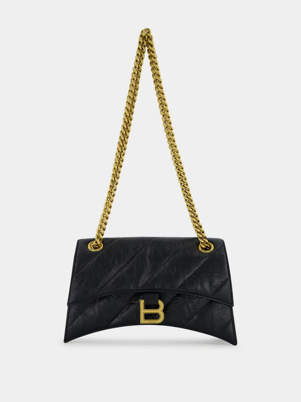 Black Quilted Small Shoulder Bag