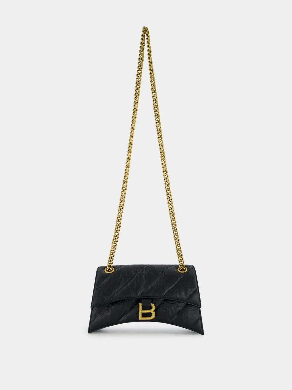 Black Quilted Small Shoulder Bag