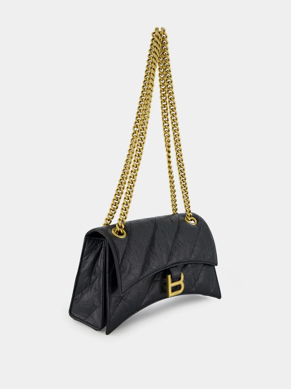 Black Quilted Small Shoulder Bag