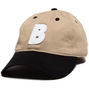 Bled Letter Patch Cap - Tan/Black