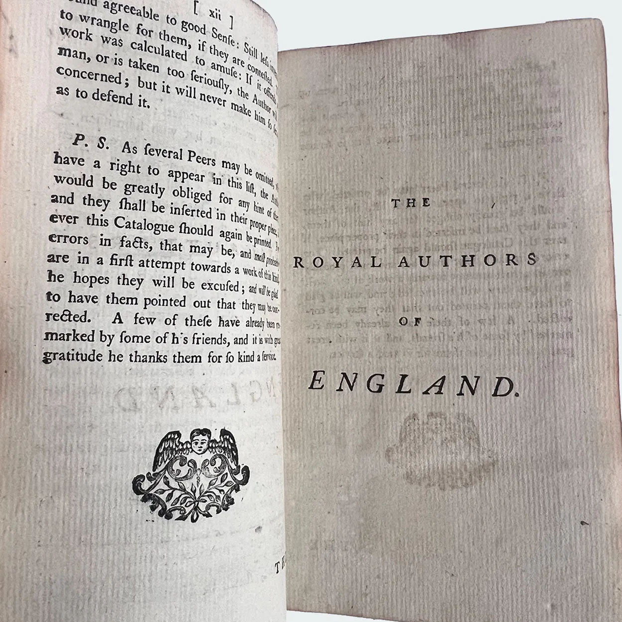 Book: A Catalogue of the Royal and Noble Authors of England by Horace Walpole