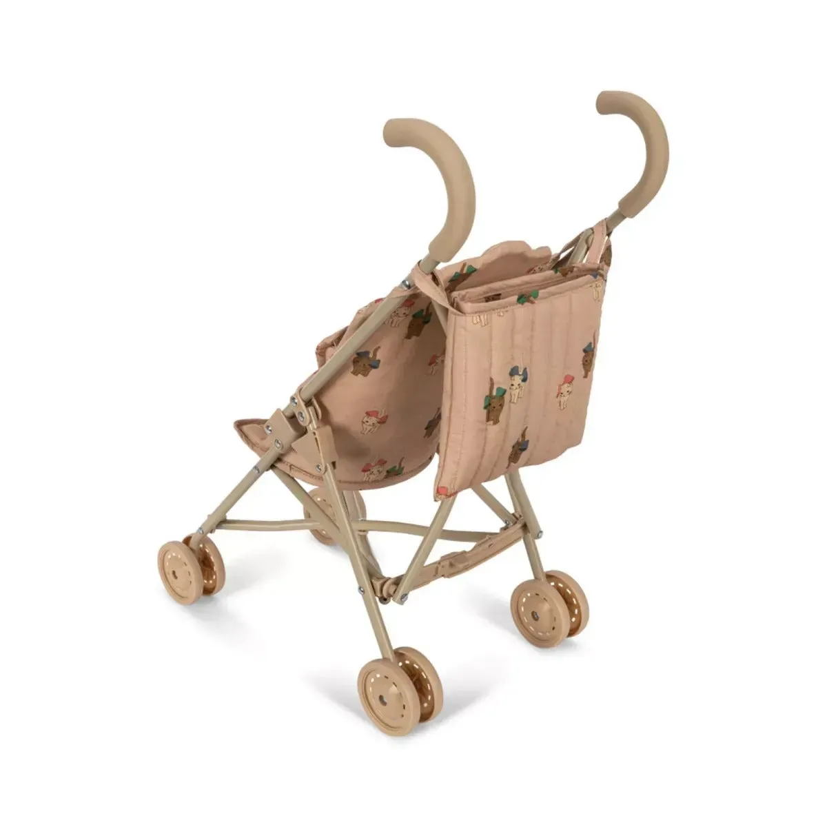 Bow Kitty Cotton Quilted Dolls Stroller