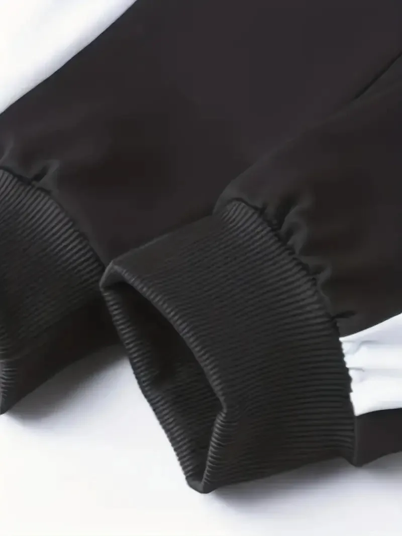 Boy's Hooded Zippered Tracksuit