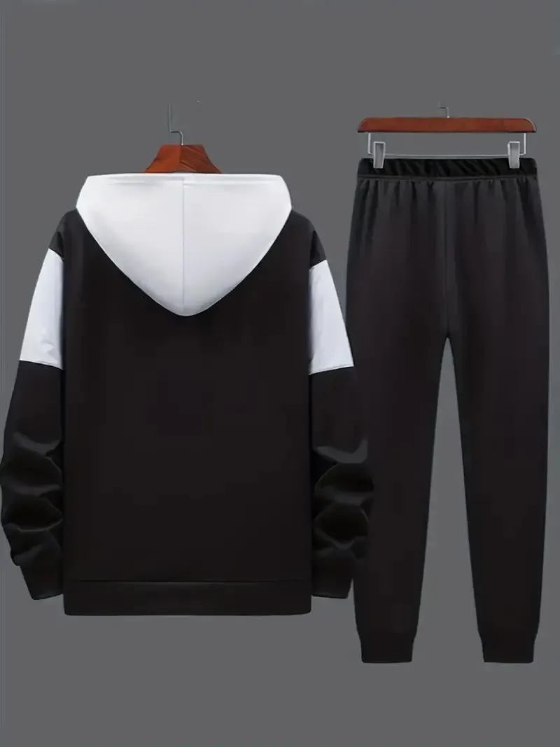 Boy's Hooded Zippered Tracksuit