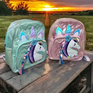 Braided Unicorn Kids Backpack