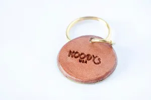 Brass & Leather Keychain