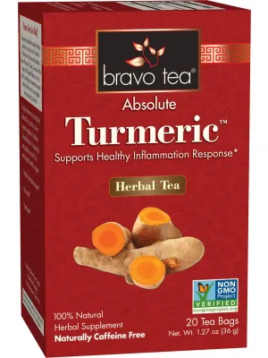 Bravo Tea, Absolute Turmeric, 20 Tea Bags