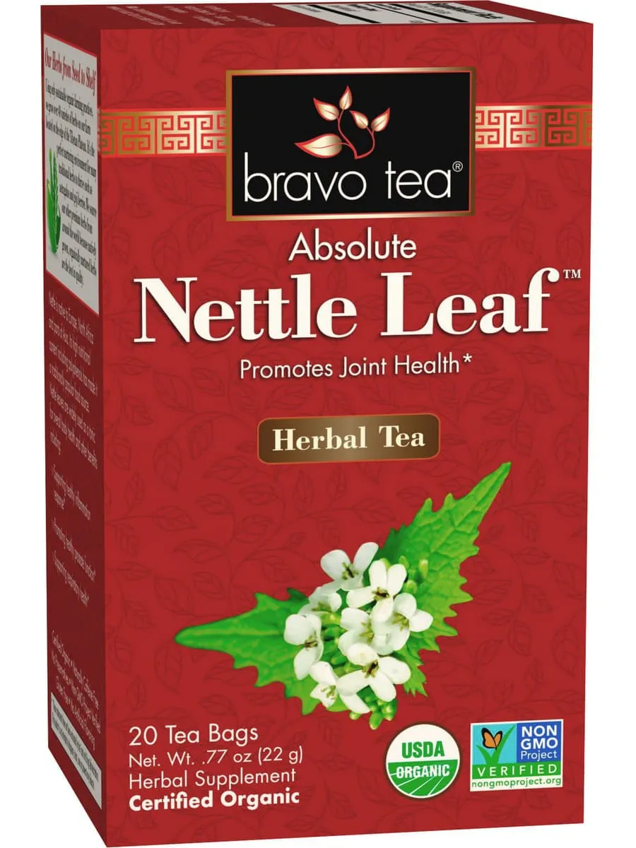Bravo Tea, Nettle Leaf, Organic, 20 Tea Bags