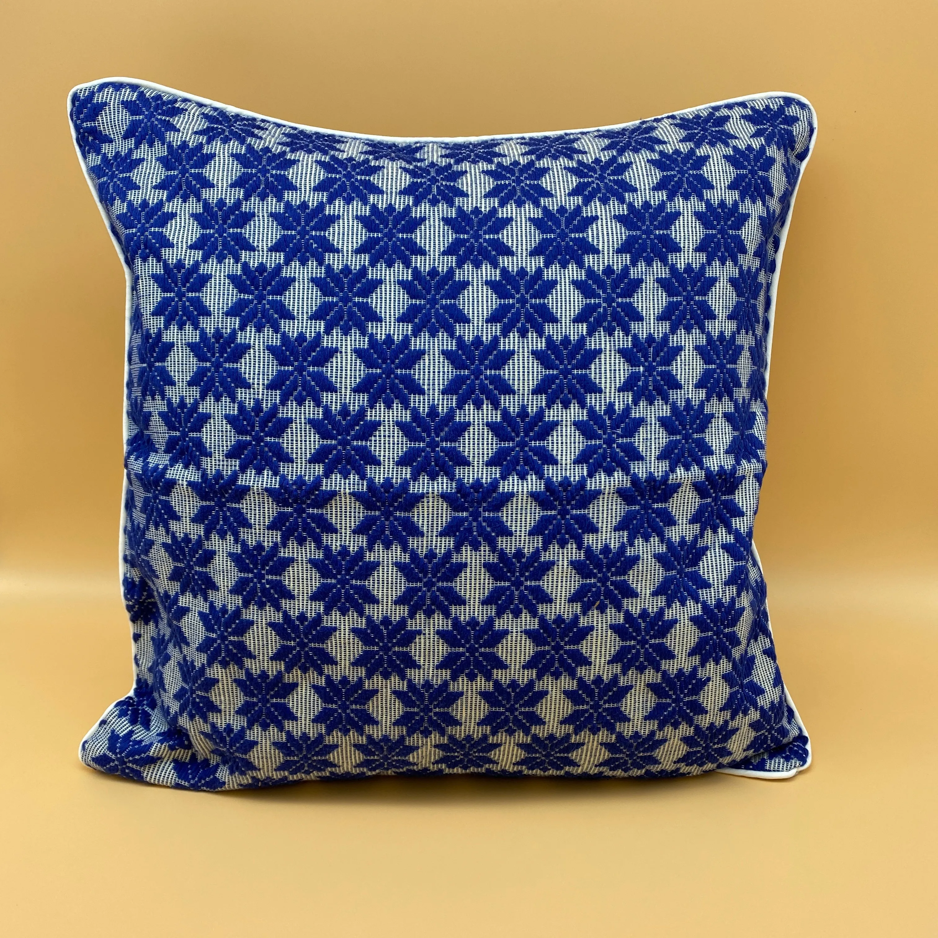 Brocade accent pillow