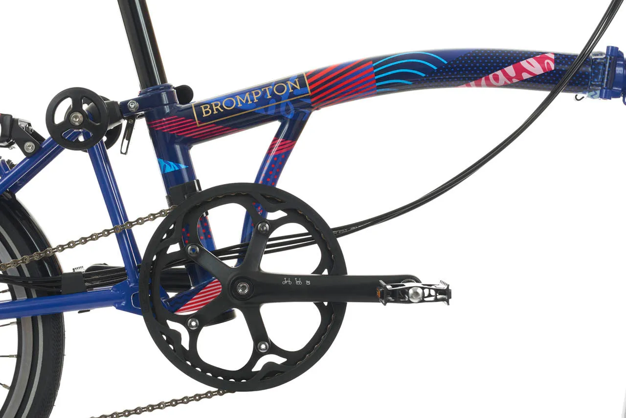 Brompton Team GB 2024 Edition P Line Folding Bike
