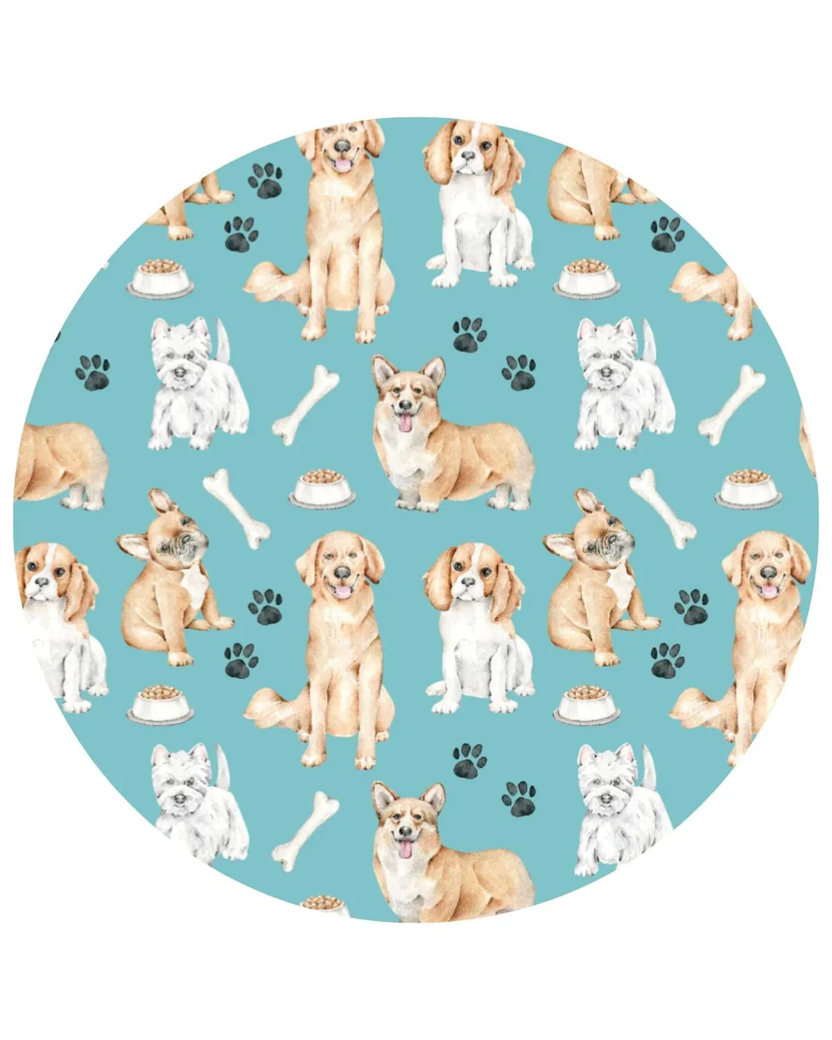 Buddy Puppy Dog Bamboo Zippered Footie