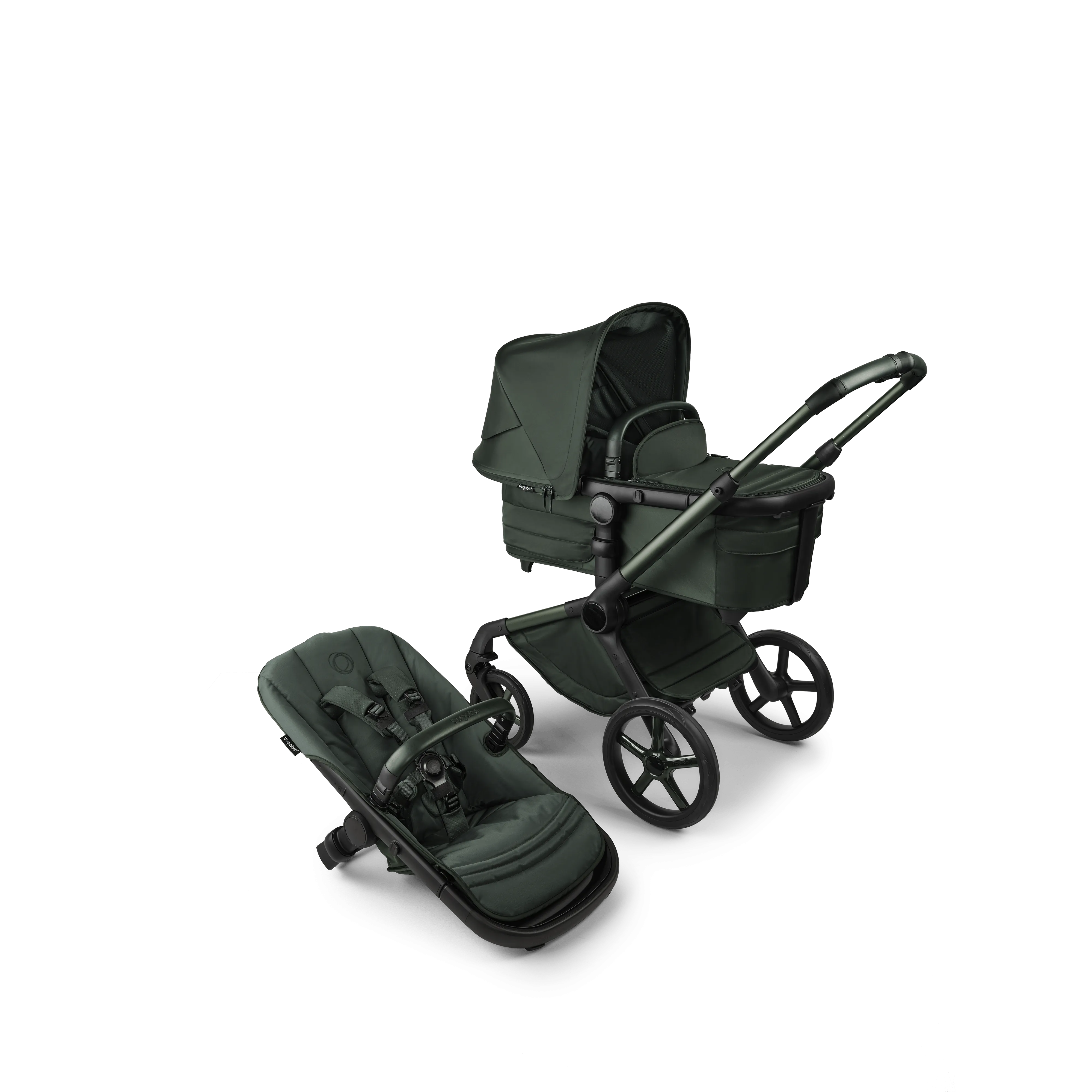 Bugaboo Fox 5 Complete, Noir Limited Edition - Midnight Green