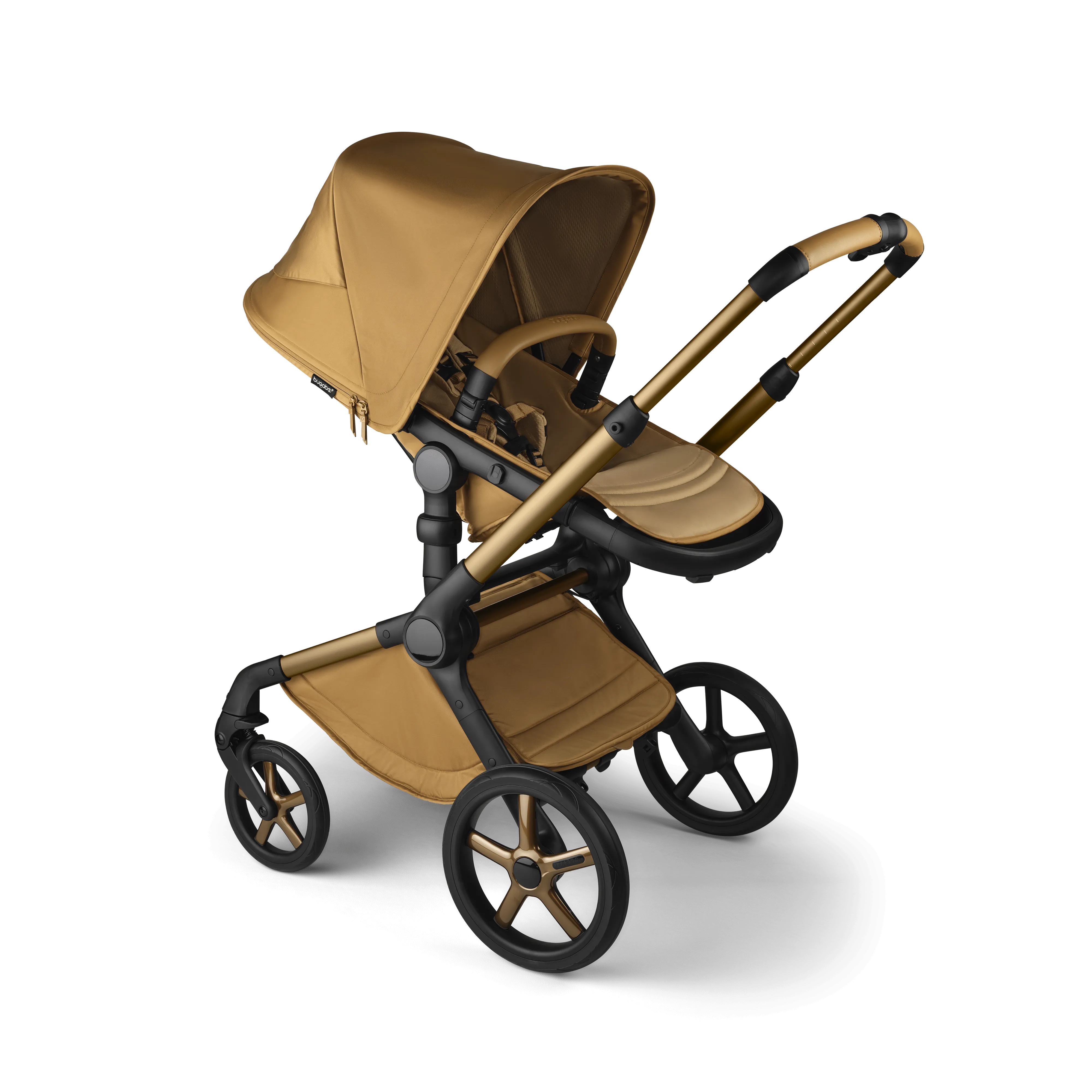 Bugaboo Fox 5 Essential Bundle, Noir Limited Edition - Amber Glow