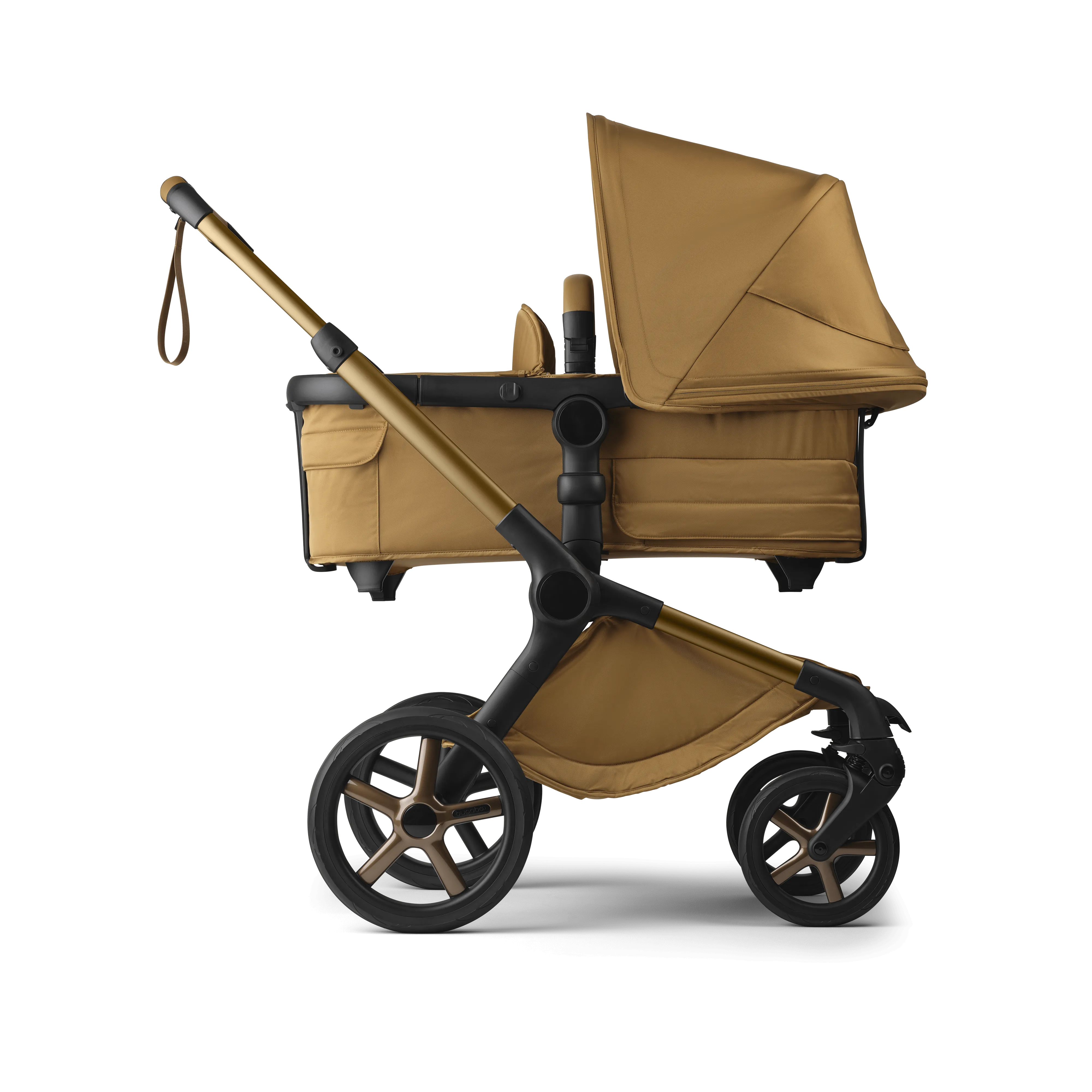 Bugaboo Fox 5 Essential Bundle, Noir Limited Edition - Amber Glow