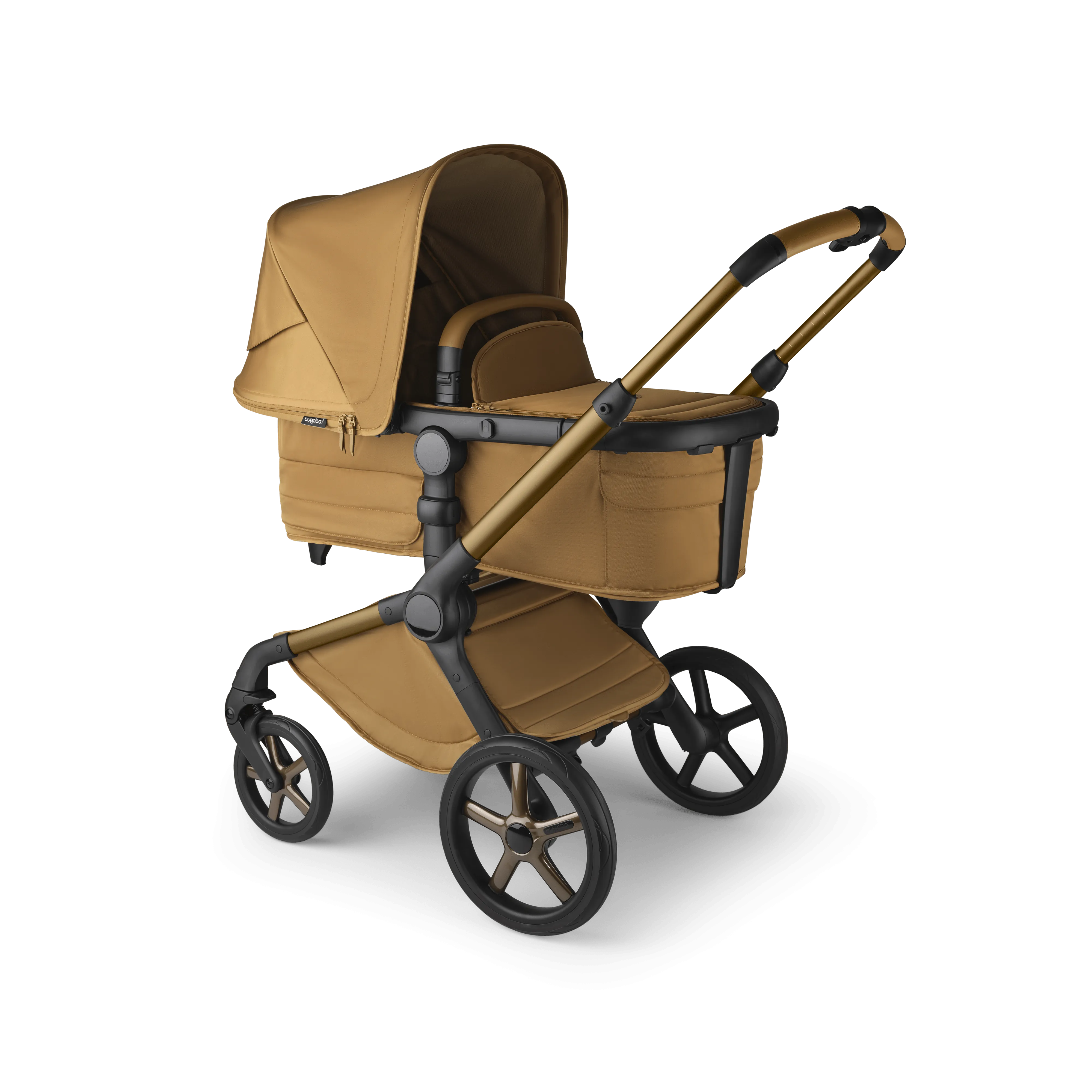 Bugaboo Fox 5 Essential Bundle, Noir Limited Edition - Amber Glow