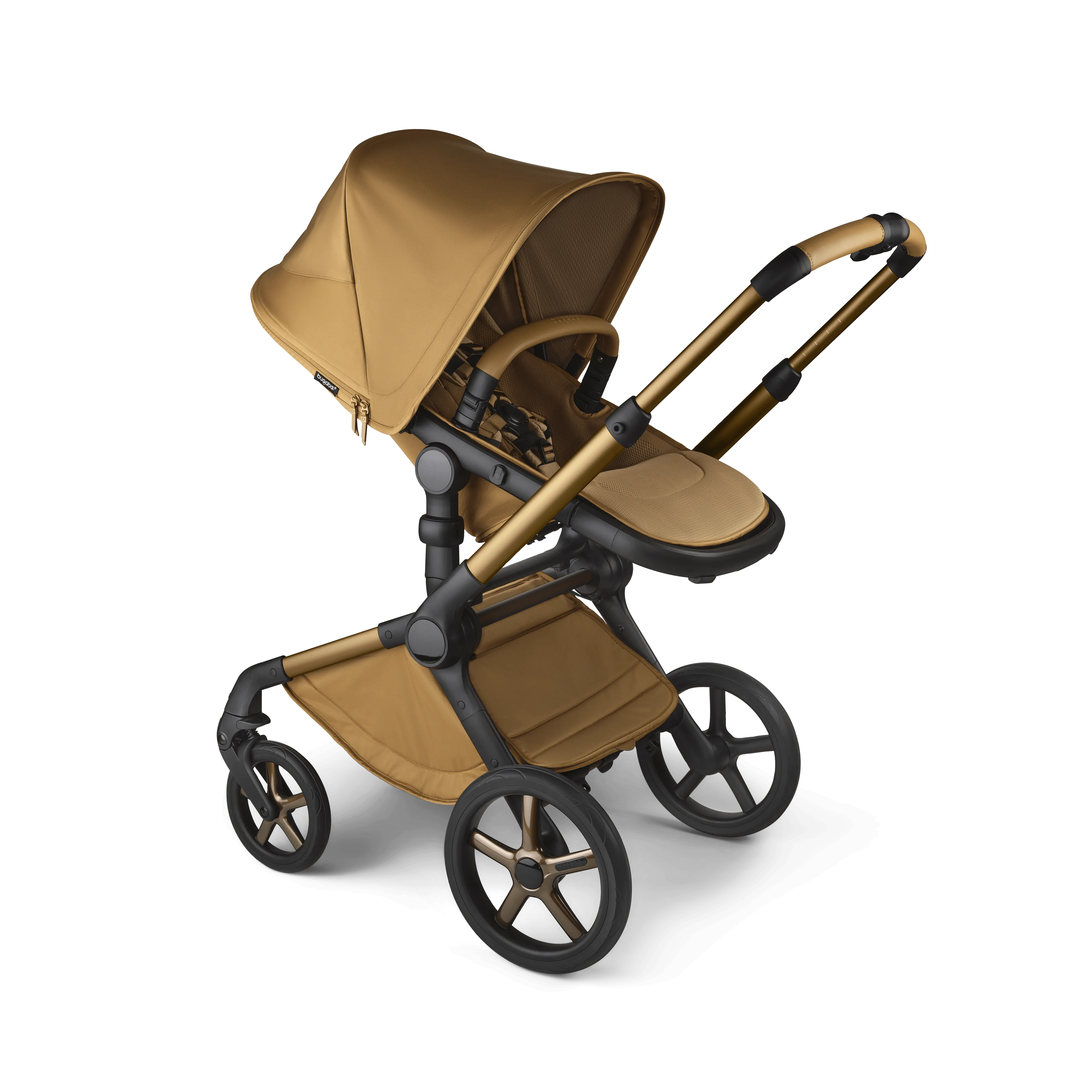 Bugaboo Fox 5 Essential Bundle, Noir Limited Edition - Amber Glow
