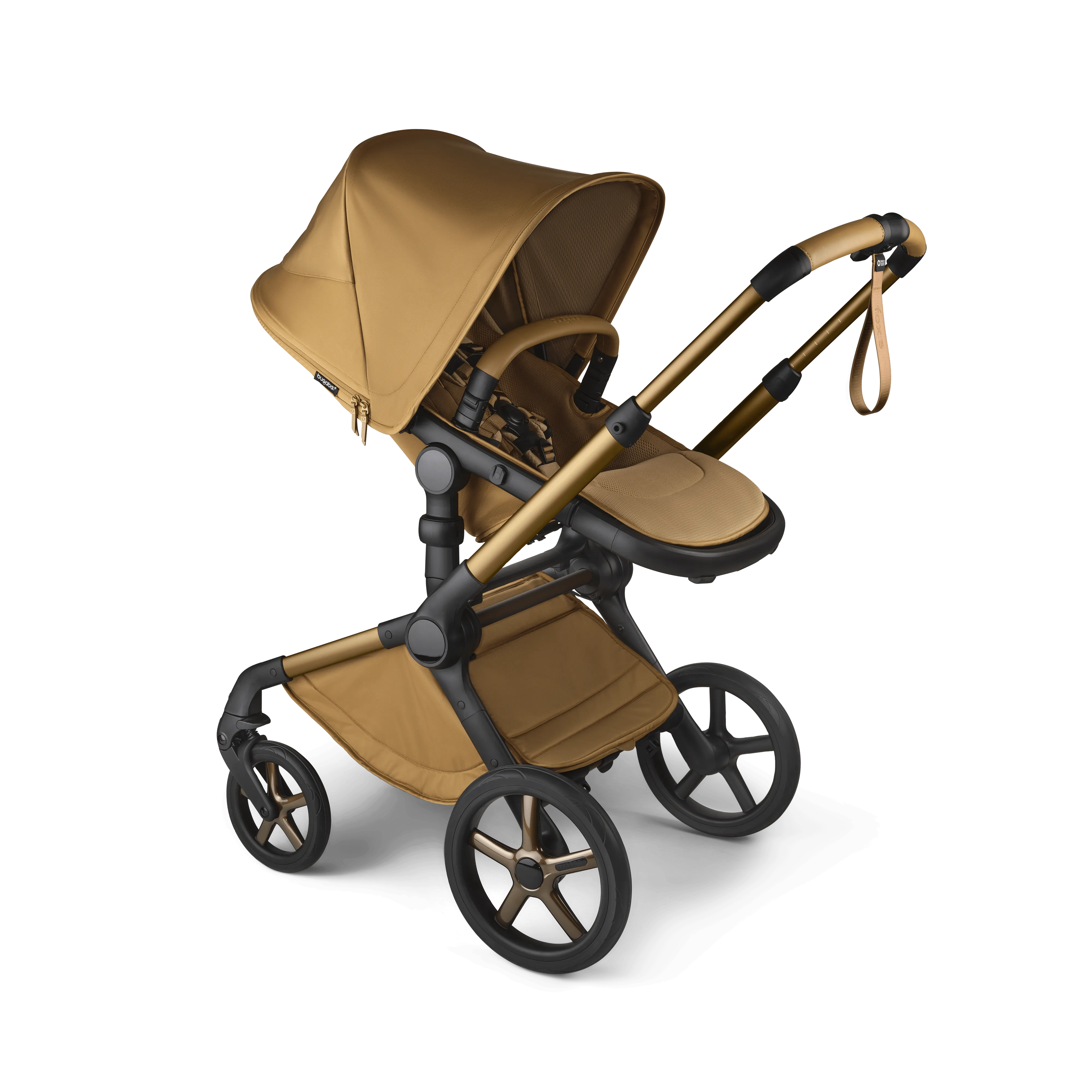 Bugaboo Fox 5 Essential Bundle, Noir Limited Edition - Amber Glow