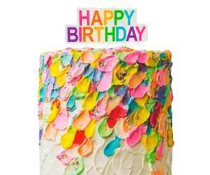 Cake Topper : Happy Birthday