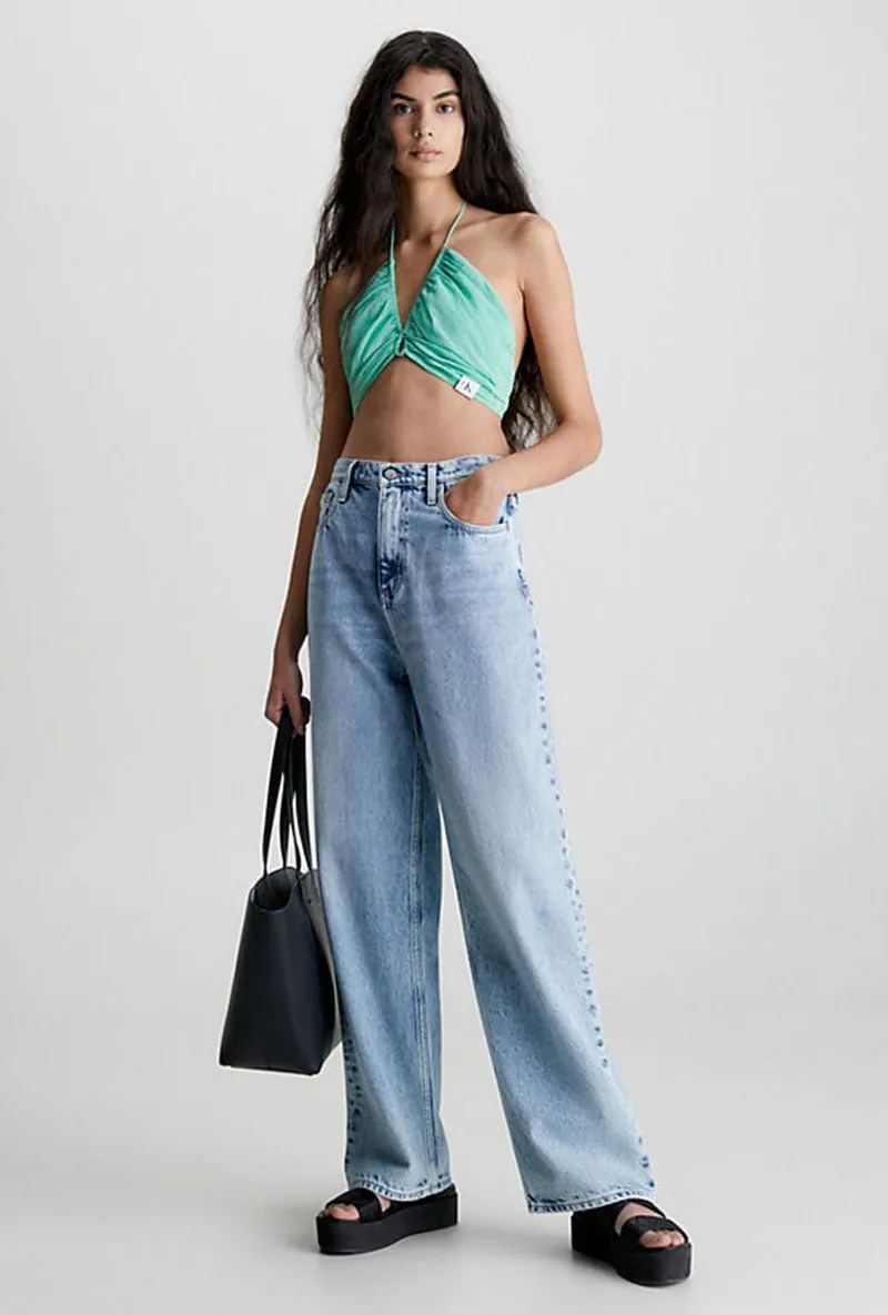 CALVIN KLEIN DRAWSTRING BRA TOP