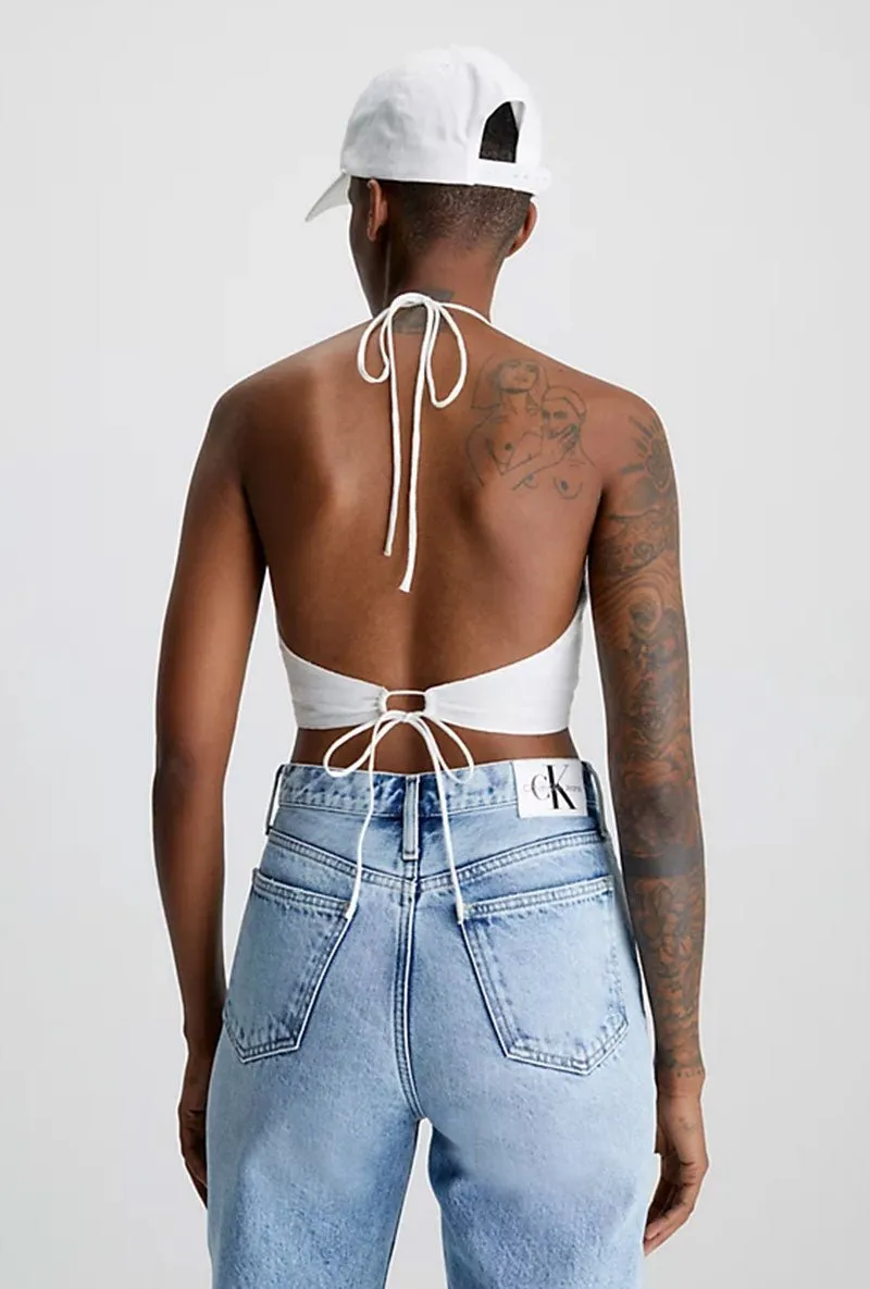 CALVIN KLEIN DRAWSTRING BRA TOP